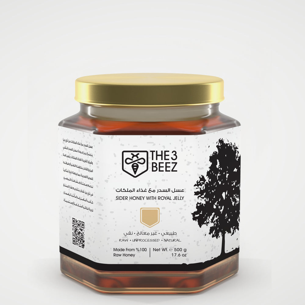 Sider Honey with Royal Jelly - 500 g - The3Beez